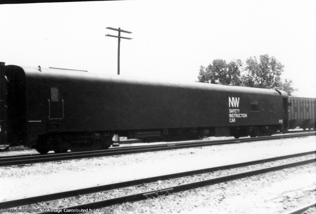 N&W Instruction Car 418